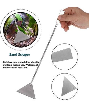 miuse Aquarium Scissor Tweezers Spatula Tool - 4 in 1 Stainless Steel Aquatic Plants Aquascaping Tools Set for Fish Starter Kits & Aquariums Tank - Buy Online on SooperMarket.com