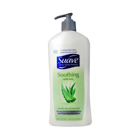 Suave Hand and Body Lotion with Soothing with Aloe 18 oz ( Pack of 3)