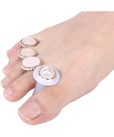 Toe Separators 8 Pcs Reusable Silicone Toe Spacers Nail Art Toe Separation Tool Pedicure Care(MY-05) - Buy Online on SooperMarket.com