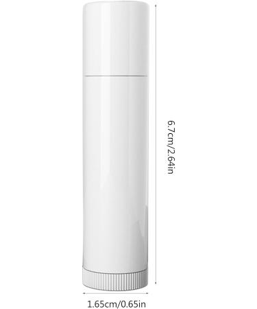 DIY Lip Balm Tubes 50pcs Empty Lipstick Containers 5g White Plastic Tubes For Lip Care Product Travel Friendly Lip Balm Containers - Buy Online on SooperMarket.com