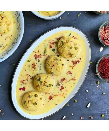 Rakhi Diwali Special (Traditional Rasmalai 400g) Gift Hamper for Brother Sister Delicious Indian Traditional Sweets Best Gift For All Occasions Tasty Treat For Family & Friends Sold By Kidzbuzz