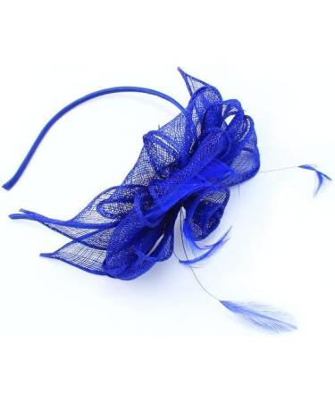 Royal Blue Headband Aliceband Hat Fascinator Wedding Ladies Day Race Royal Ascot - Buy Online on SooperMarket.com