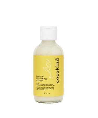 Cocokind Turmeric Illuminating Solution  Facial Toner with Mandelic Acid (AHA)  PHA  and Glycolic Acid  Dark Spot Remover and Toner for Face