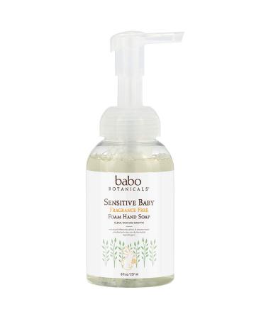 Babo Botanicals Sensitive Baby Foam Hand Soap Fragrance Free 8 fl oz (237 ml)