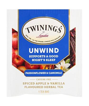 Buy Twinings Unwind Herbal Tea - Passionflower & Chamomile, Caffeine Free, 18 Tea Bags - Buy Online on SooperMarket.com