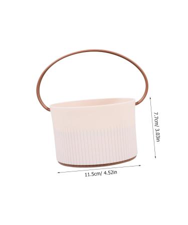 NOLITOY Makeup Brush Cleaner Tool - Scrub Artifact Bowl & Holder for Easy Cleaning - Cosmetic Brush Washing Supplies - 11.50x11.50x7.70CM Coffee - Buy Online on SooperMarket.com