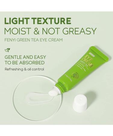 AKARY Green Tea Eye Care Cream - Eliminate Dark Circles & Eye Bags | Nourishing & Tightening Formula with Tea Leaf Extract - Buy Online on SooperMarket.com