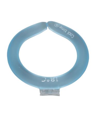 Jauarta Reusable Neck Cooling Bandages Portable Cooling Neck Tube 18 Degrees Celsius Freezing Ergonomic Neck Cooling Tube