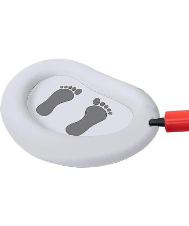 Pool Foot Bath | Portable Pool Foot Wash Basin Tub White Inflatable Pool Basin Tub with Pump Portable Swimming Pool Footbath for Pool and Beach - Buy Online on SooperMarket.com