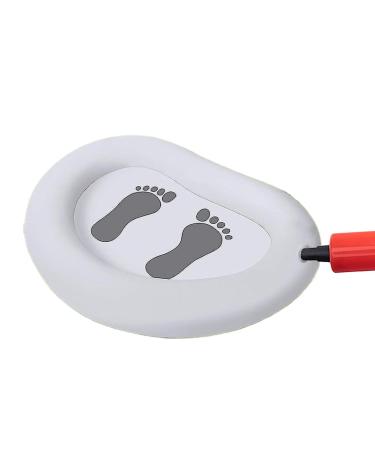 Lnhgh Inflatable Beach Foot Bath | Portable Inflatable Feet Bath Basin | White Inflatable Basin with Pump Foot Soaking Bath Basin for Swimming Pool Clean Feet