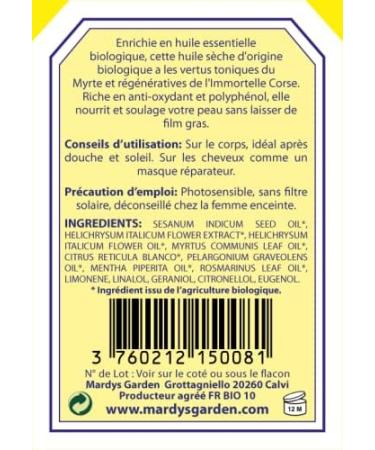 Buy BIOTONIC Immortelle Dry Oil 100ml Multifunctional Regenerative Oil for Body Face & Hair | International Shipping Available - Buy Online on SooperMarket.com