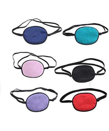 1PC Black Unisex Adult Adjustable Soft Eye Patch Silk Single Eye Mask Amblyopia Corrected Visual Recovery Eye Patches Full Cover for Lazy Eye Astigmatism Training Eye Care - Buy Online on SooperMarket.com