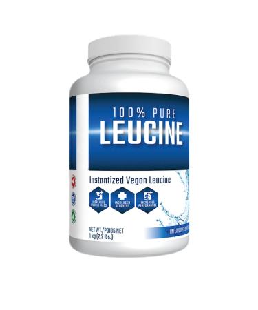 100% Pure Leucine | Instantized Vegan Leucine | 5 Grams of Instantized Vegan Leucine for Protein Synthesis & Recovery | 200 Servings Per Container 1000 G (Unflavoured) Unflavoured 1KG