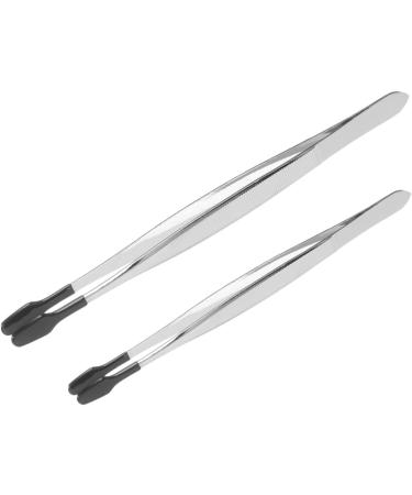 Magiclulu 4-Piece Stamp Clip Brow Tool Set - Stainless Steel Jewelry Tongs Tweezers & Pincer for Jewelry Making | Handicrafts Martensitic - Shop Now! - Buy Online on SooperMarket.com