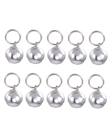 Angoily 10st cat sound bells for cat neck tapes birth puppy handicraft accessories make your own pet small bells Christmas the bell little dog