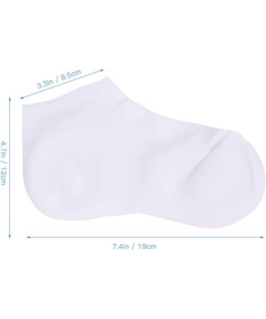 Moisturizing Cotton Foot Mask Socks | Protective Peeling Stocking for Soft Feet | Elasticity & Comfort by Miss Freeck - Buy Online on SooperMarket.com