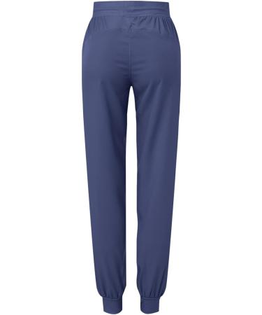 WILLBEST Women Causal Oversized Stretch Jogging Sports Jogger Sweatpants Elasticated Waist Trousers with Pockets Gym Running Yoga Pant Tracksuit Bottoms L 2005-djufh-navy-2 - Buy Online on SooperMarket.com