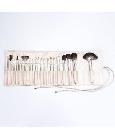 DFHBFG 22-Piece Makeup Brush Set - Wooden Handle Cosmetic Brushes for Professional Beauty Tools - Buy Online on SooperMarket.com