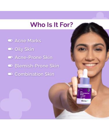 10% Niacinamide Face Serum for Acne Marks | Reduces Spots Scars & Breakouts | Oil Control & Repair | 1.01 Fl Oz - Buy Online on SooperMarket.com