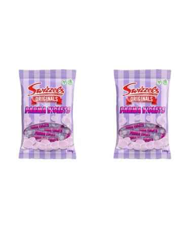 130G Swizzels Original Parma Violets - A Classic and Delicious Assortment of Candy Packaging may vary (Pack of 2) 1 Count (Pack of 2)