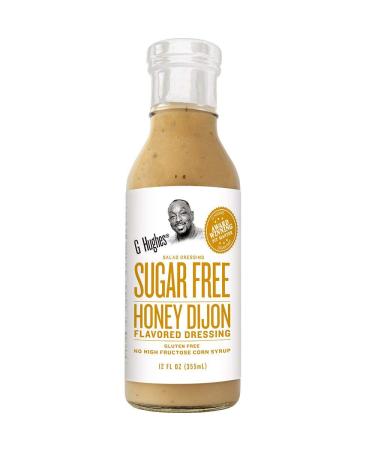 G Hughes Sugar Free Honey Dijon Dressing - Honey Mustard Dressing Sugar Free Honey Mustard Gluten Free Dijon Salad Dressing Keto Honey Mustard Salad Dressing Dijon Mustard - 12 Oz (3-Pack)