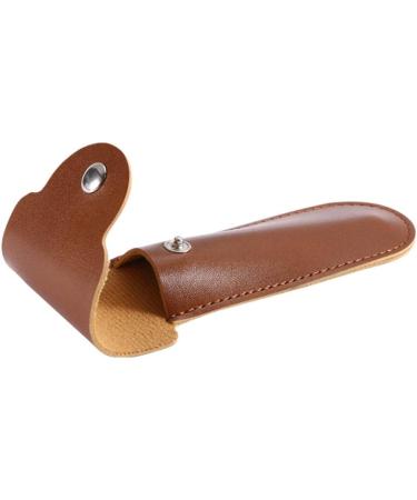 Premium PU Leather Travel Holder for Double Edge Safety Razor - Compact & Stylish Razor Case - Buy Online on SooperMarket.com