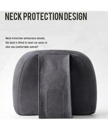 Forbell Memory Cotton Car Headrest Neck Pillow - Suede Black Car Accessories - Buy Online on SooperMarket.com
