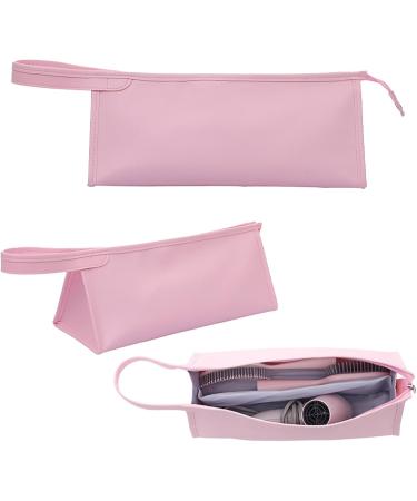 Tainrunse Hair Dryer Curling Iron Storage Bag Carrying Waterproof Stain-Resistant with Handle Easy to Carry Pink - Buy Online on SooperMarket.com