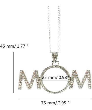 OralGos Sublimation Necklace - Unique Mom Pattern Heat Transfer Clavicle Chain Jewelry for Mother's Day - Perfect Gift! - Buy Online on SooperMarket.com