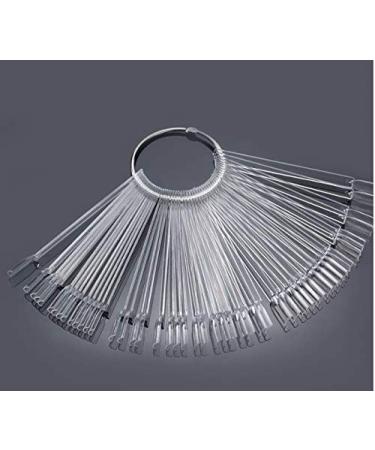 50 sticks for artificial nail polish capsules practical fan nail art 50 pieces (1 pack)