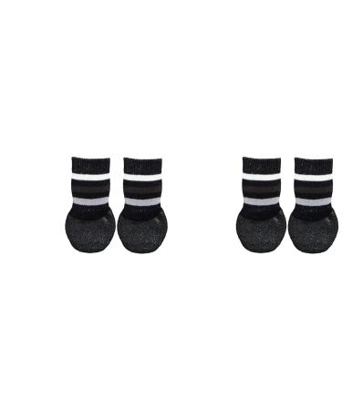Trixie 19522 Dog Socks Anti-Slip S-M 2 pcs. black (pack of 2) natural S/M (pack of 2)