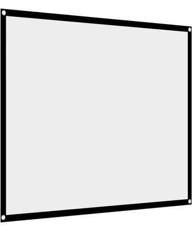 Portable 72-Inch Canvas Beamer Screen | Foldable Projector Canvas for Home Cinema | 60-100 Inch Projection Surface - Buy Online on SooperMarket.com
