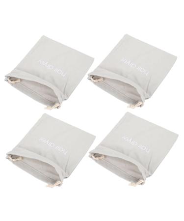NOLITOY 8 Pcs Hair Dryer Storage Bag Anti-scratch Bags Storage Organizers Canvas Drawstring Bags Fabric