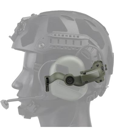 Buy Tarn Network ARC Rail Adapter for Helmets - Multi-Angle Hanging Headphone Holder | Tactical Green Headset Holder - Buy Online on SooperMarket.com