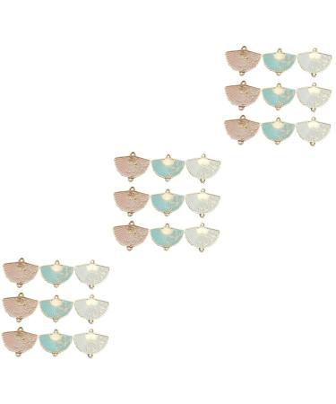 60 Pcs Charm Bracelet DIY Pendant Bracelet Charm Pendent Keychain Pendant Earring Korean Version 2.4*1.9cmx3pcs As Shownx3pcs