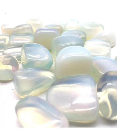 Natural Crystals and Stones 200g Bulk Polishing Opalite Tumbled Gravel Stone 20mm-25mm for Decoration for Decoration FZUGEDRLI - Buy Online on SooperMarket.com