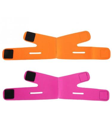 Face Slimming Strap - Double Chin Reducer Facial Mask for Women | Thin Neck Facelift in Orange Red - Shop Now - Buy Online on SooperMarket.com