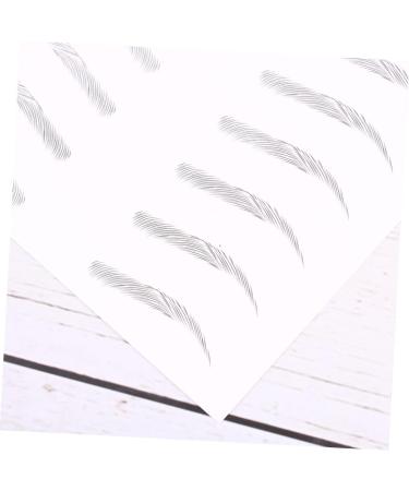 HAPINARY 6 Sheets Pairs Artificial Eyebrow Patch Eyebrow Waterproof Clear Artificial Hairs Eyebrow Gel Black - Buy Online on SooperMarket.com