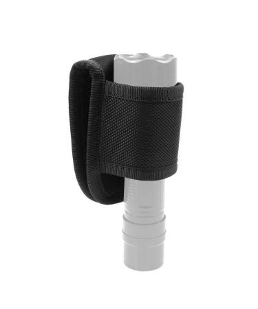 Dongker flashlight holder compact lamp holder open flashlight bag bag for duty belts suitable for up to 2.5 cm standard D cell flashlights