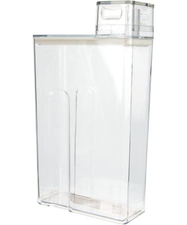 Cabilock 3pcs laundry storage box Travel Holder laundry storage canister laundry bottle dispenser lotion bottle glass containers Sub Bottle Organizer the pet food 23.5X12.5CMx3pcs Transparentx3pcs - Buy Online on SooperMarket.com