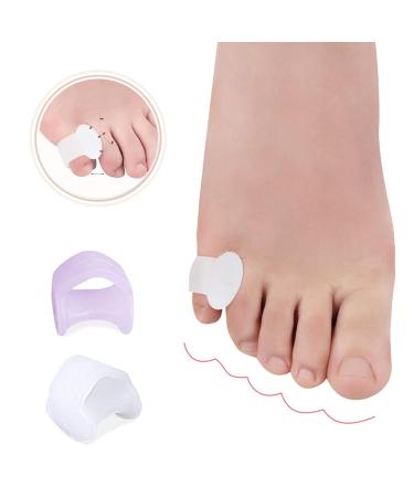 Gel Toe Separators for Overlapping Toes & Hammer Toe Straightener - Bunion Corrector & Spacer for Pinky Toe - Light Blue, One Size - Buy Online on SooperMarket.com