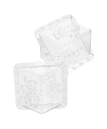 Mipcase 2pcs Square Apple Molds Fruit Vegetable Molds for Gardening Melon Stereotypes Plastic