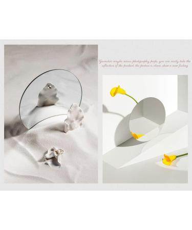 GISELA D Acrylic Mirror Reflection Board Set - 7Pcs Photo Background Props for Photography Ornaments and Reflective Displays - Buy Online on SooperMarket.com