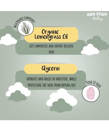 Kids Stuff Baby Shampoo 300ml - Natural & Organic | Dermatologist & Pediatrician Approved | Vegan & Cruelty-Free - Buy Online on SooperMarket.com