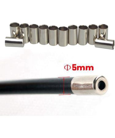 100pc Bike 5mm Brake Cable Housing Ferrule End Caps | MTB Road Accessory Replacement - Buy Online on SooperMarket.com