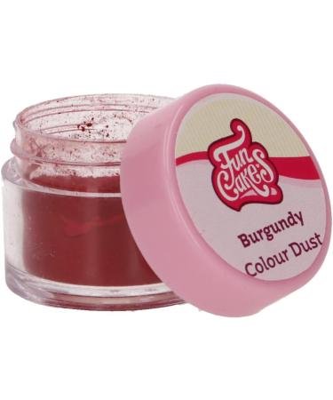 FunCakes Colour Dust Burgundy: Colouring powder for Food For Cake Decoration Halal certified - Buy Online on SooperMarket.com