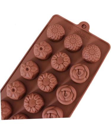 2pcs Craft Dies Pudding Mold Flower Shaped Mold Non-Stick Mold Decor Silicone Molds Chocolate Baking Molds Sphere Cake Molds Cake Baking Molds Chocolate Molds Waffles Flowers mediumx2pcs Coffeex2pcs - Buy Online on SooperMarket.com