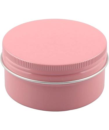 Buy BasicPacking 12-Piece 80ml Pink Empty Round Aluminum Screw Lid Cans - Ideal for Creams Candles & Cosmetics - Includes 50mm Stickers - Buy Online on SooperMarket.com