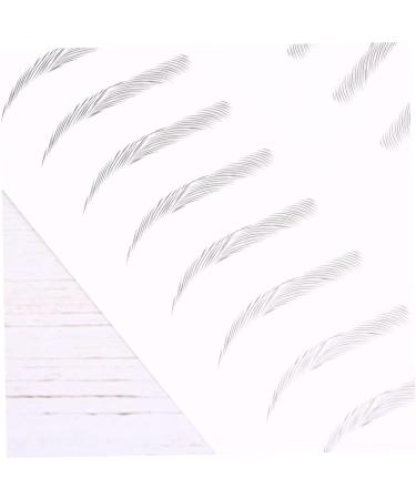 HAPINARY 6 Sheets Pairs Artificial Eyebrow Patch Eyebrow Waterproof Clear Artificial Hairs Eyebrow Gel Black - Buy Online on SooperMarket.com