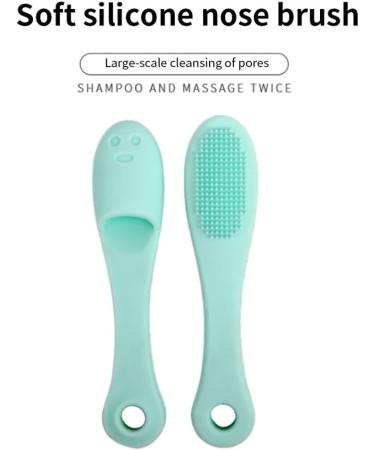 5PCS Silicone Nose Brush & Blackhead Remover - Exfoliating Face Scrubber Tool for Clean Pores | Skin Care Beauty Essentials - Buy Online on SooperMarket.com
